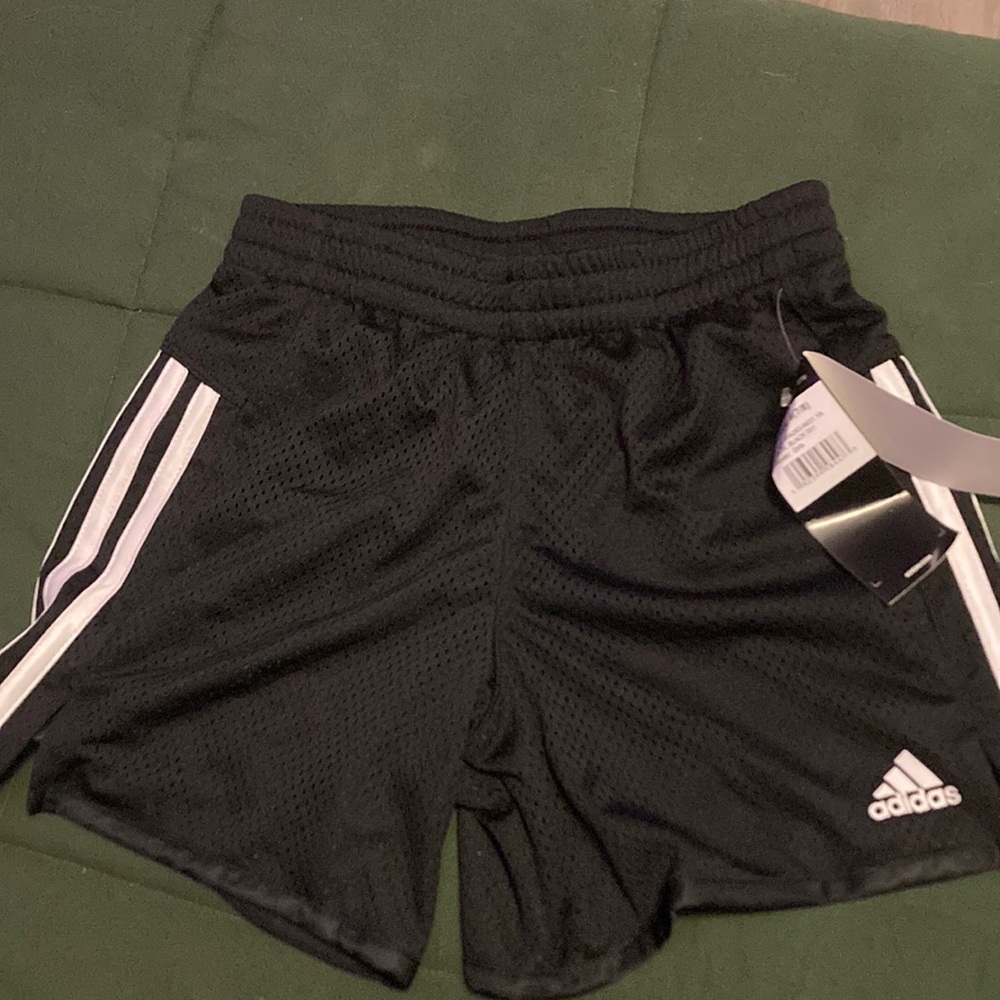 Black little Girls (8/10) Adidas Shorts